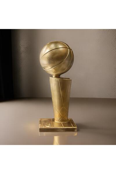 3DLAYERCRAFT Larry O'Brien NBA Şampiyonluk Kupası Maketi 20 cm Hediyelik Dekor