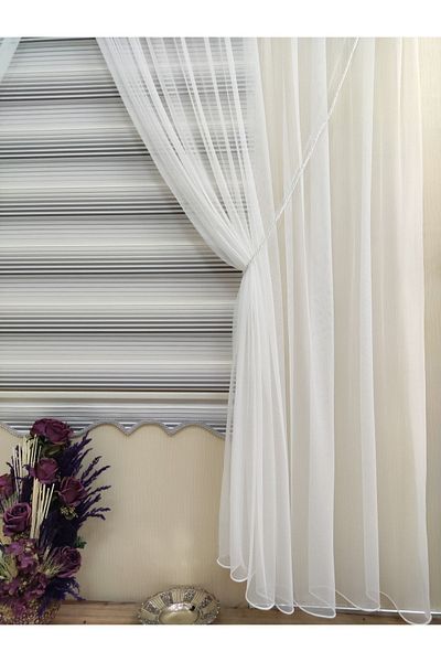 perhal perde ve halı Double Breasted Fastening Device Rope Cord Tulle Backdrop Curtain Cornice Tactical Single Piece
