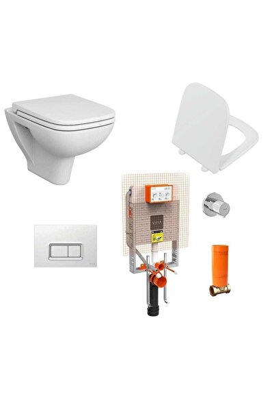 VitrA S20 Kanalsız Asma Klozet Ve Gömme Rezervuar Tam Set