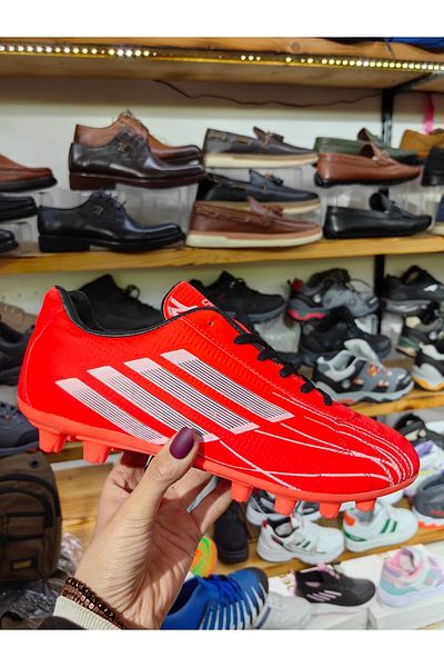 MELAMS Mbappe Model Spiked Laced Comfortable Orthopedic Crampon, Football Shoes