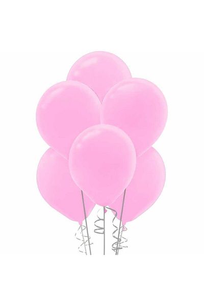 BalonEvi Pink Pastel Macaron Balloon 12 Inch 15 Pieces