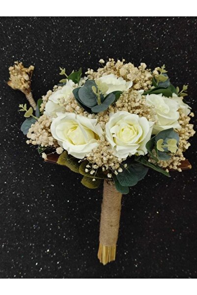 SULTANIM AKSESUAR Gelin Çiçeği Gelin Buketi Söz Çiçeği Nişan Çiçeği Damat Yak...