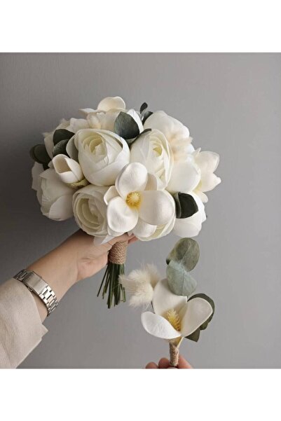 Ebruş Tasarım Gelin Buketi , Gelin Eli Çiçeği