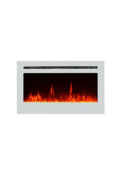 DLC GROUP Dlc Plazma Şömine 91cm 9renk Ses Efektli Ve Bluetooth'lu Odun Ve Kristal Efektli + Ayaklı