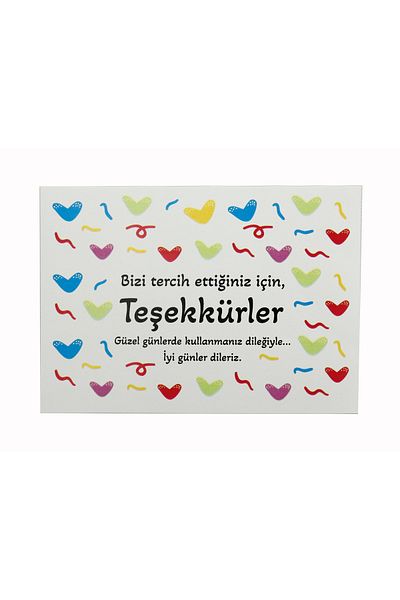 reprodesign 10 Pieces Custom Printed 10 x 14 cm Thank You Card
