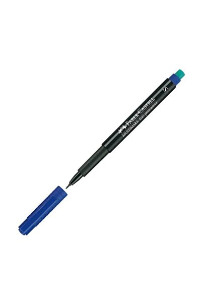 Faber Castell Multimark 1523 Permanent Asetat Kalemi 0.4 Mm (s) Mavi