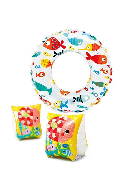 Yeşil Oyuncak Pool And Sea Swimming Ring +Swimming Arm Sleeve 2-6 Years