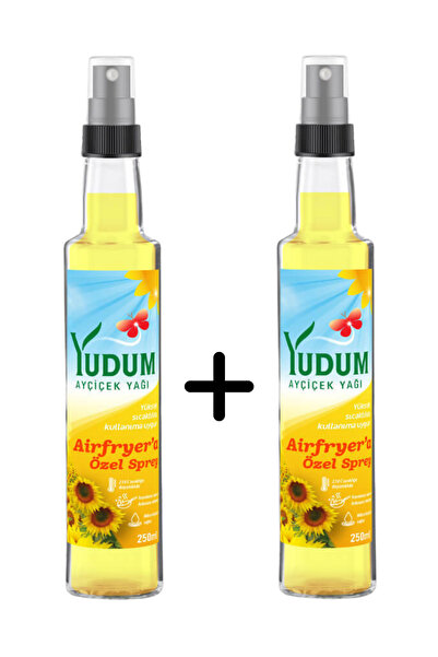 Yudum 2x Sprey Ayçiçek Yağı 250 ml – Airfryer’a Özel