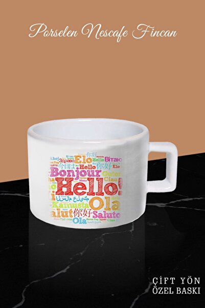 yhfoto OLA Designed Mug in Every Language - Reversible White Cup *yh148