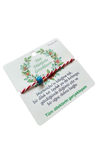 Pembe Pasaj Marteniçka Wish Bracelet - 10 Pieces