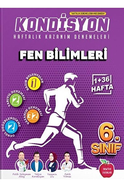 İndeks Akademi Yayıncılık 6. Sınıf Fen Bilimleri Kondisyon Haftalık Kazanım D...