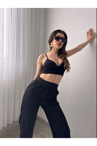 racel fashion KADIN YÜKSEK BEL PALAZZO PANTOLON