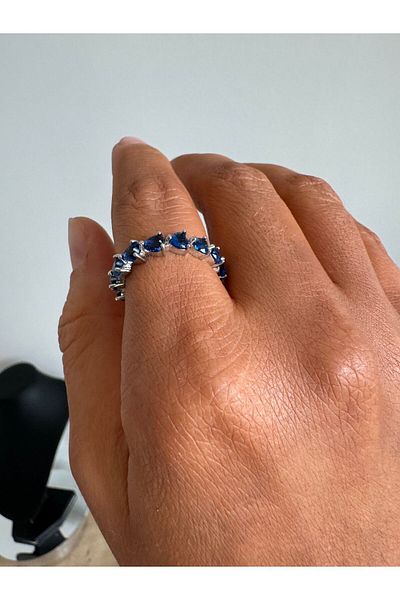 neslyaccessories تصميم أنيق - خاتم تامتور مستورد من حجر الزركون