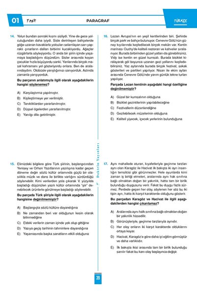 Doktrin Yayınları 2024 KPSS Lise Önlisans Tüm Dersler Tek Kitap Soru Bankası (3.000 Soru)