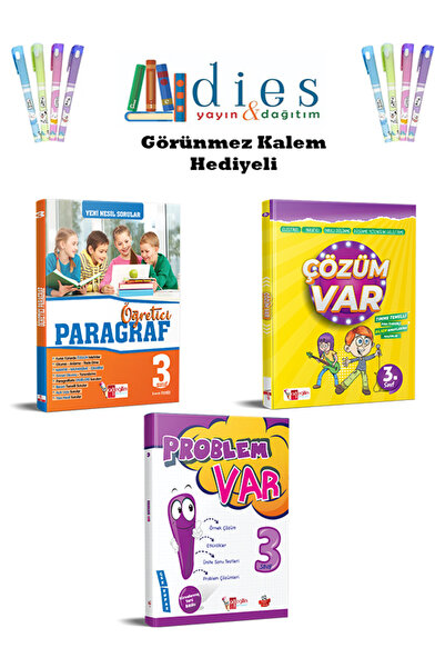 Artı Eğitim Yayınları Artı Eğitim 3. Sınıf Paragraf-Problem Var-Çözüm Var SB.