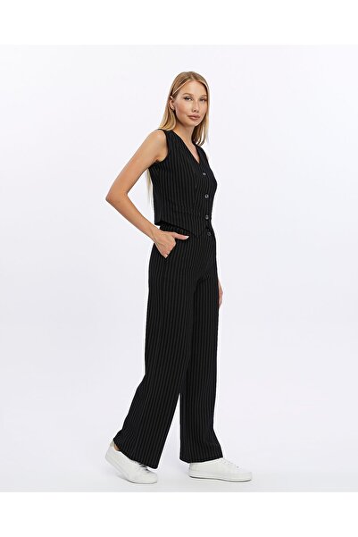 Bella Dossi Kétrészes csíkos mellény és nadrág szett