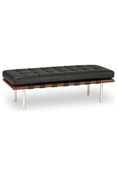NAPOLYON Rove Metal Deri Bench-siyah