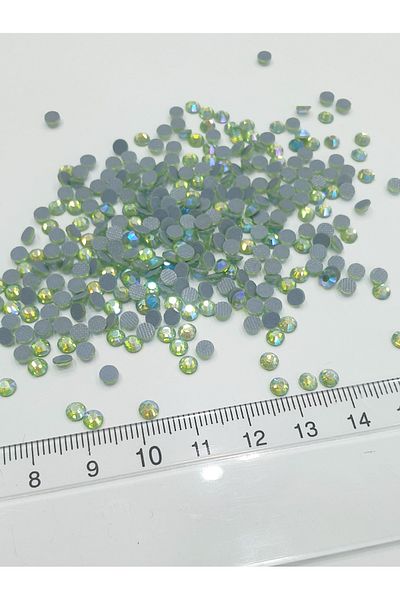 CRYSTALSHOP Dmc Hotfix Peridot Stone - Lipire cu fier de călcat, model Ss16 AB (50g - 1440 buc)