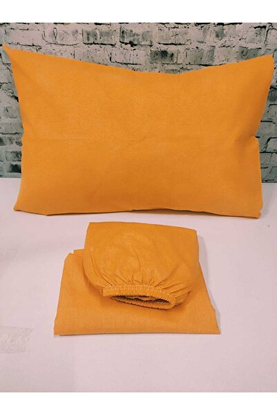 Gasel Home Cotton Single Elastic Flat Sheet Set