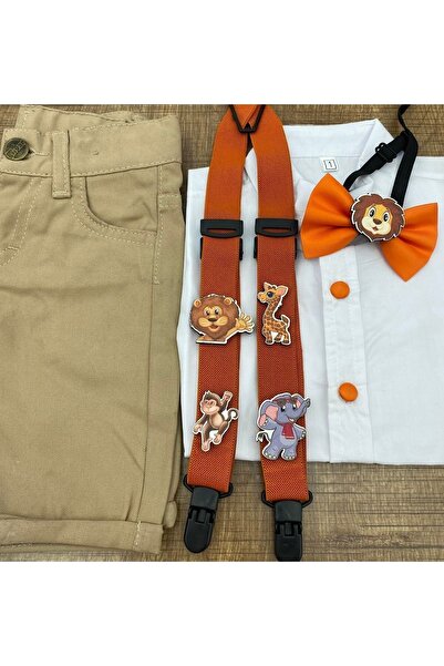 MFS Askı Papyon Şort Kısa Kol Gömlek