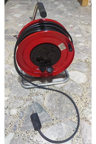 TEM 25 Metre Kablolu Metal Gövde Makaralı Uzatma ( 4x16a)