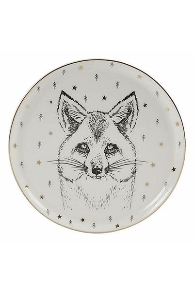 Porland Forest Fox 20cm Flat Plate - 04lfh000457