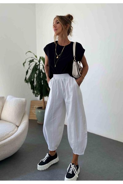 Bak'ap Premium Gabardine Trousers - Elastic Waist