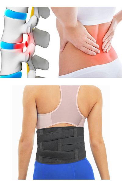 UYDEE Lumbosacral Upright Posture Corset for Sportsman - Waist Corset, Herniated Disc and Lumbar Pain