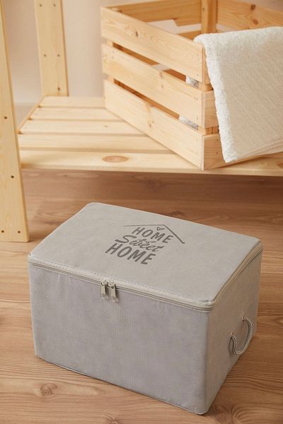 renklibebek 5-Piece Small Size Gray Color Base Dowry Bag Organizer ~ Size: (30x22x18) X 5 Pieces