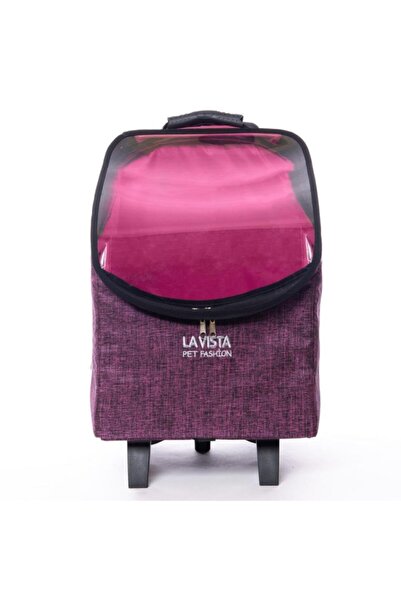 LAVİSTA Kedi Köpek Valizi Çekçekli