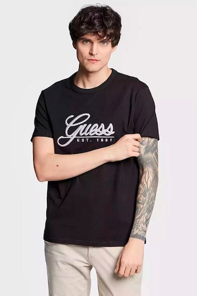 Guess Pánské fit tričko - Ss Cn, Regular Fit M3gı25k8fq4