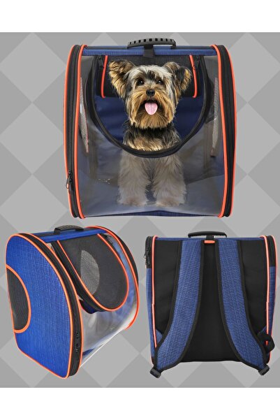 LAVİSTA Lavista Kedi & Köpek Taşıma Çantası Sanselo Mavi
