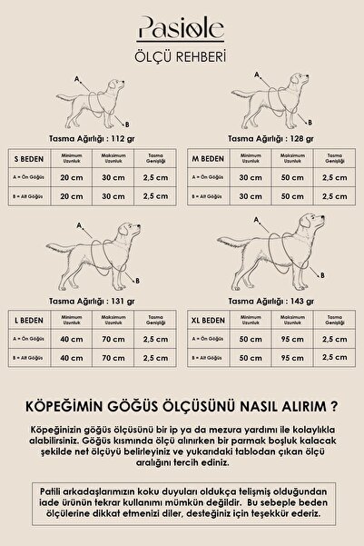 pasiole Köpek Göğüs Tasması, Köpek Tasması , Ayarlanabilir, Sağlam Köpek Tasması - Twee