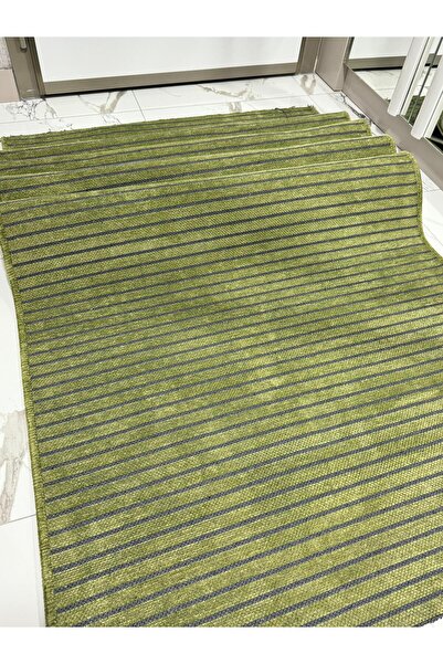 MBA Vita Green - Non-Slip Based Washable Carpet Living Room Kitchen Carpet