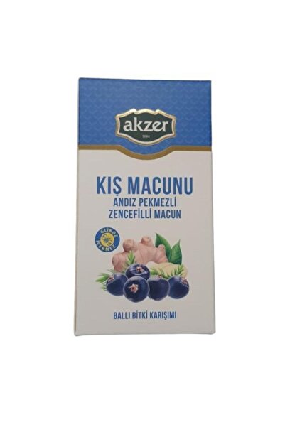 Akzer Kış Macunu Andız Pekmezli Zencefilli Ballı Karışım 300gr