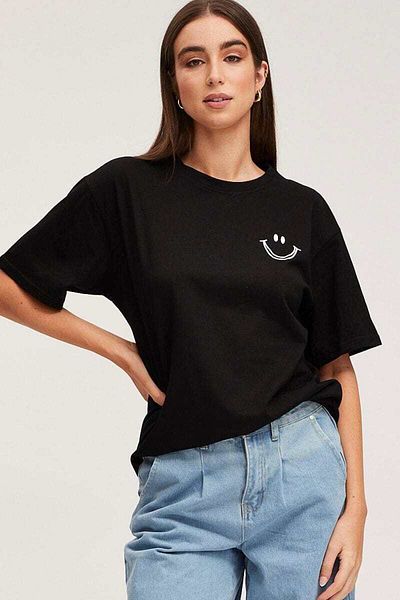 FAVORİST Μπλουζάκι Unisex με στάμπα με λαιμόκοψη