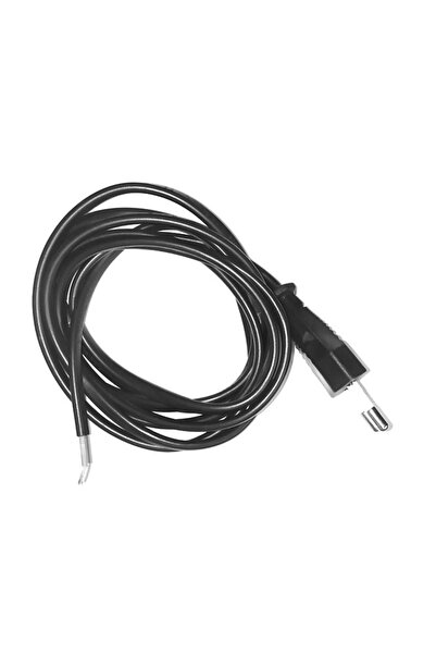 Renklipriz Siyah 2 Metre Fişli Abajur Lambader Kablosu