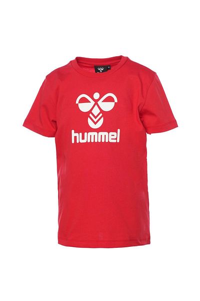 hummel Lauren Kids Red Round Neck T-Shirt