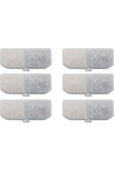 PETSİ Kedi Köpek Su Pınarı Aktif Karbon Yedek Filtre 6 Adet