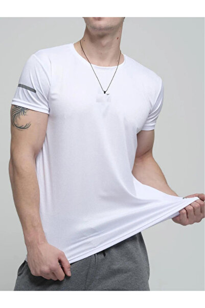 MSRT Cappi Mikro Polyester Slim Fit Performans Antrenman Sporcu Erkek Tshirt