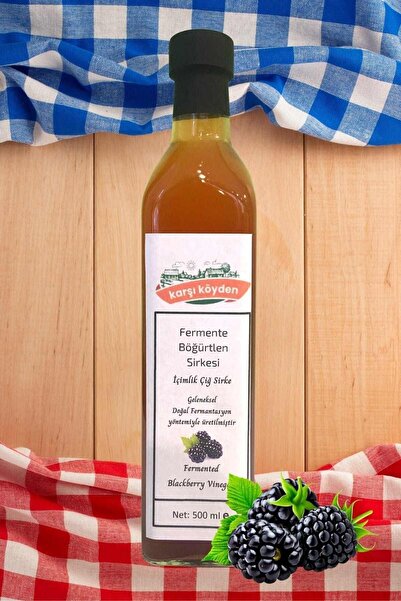 Karşı Köyden Doğal Fermantasyon Böğürtlen Sirkesi 500 Ml