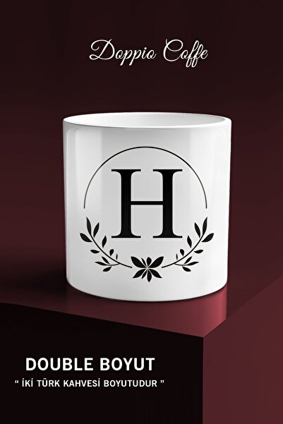 bymat كوب بتصميم حرف القمح - قهوة دوبيو بيضاء - Bymatbkh384
