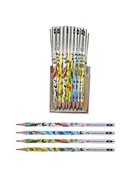 Faber Castell Faber Arabalar Kurşun Kalem 2B 6 Li Paket (5244000058)