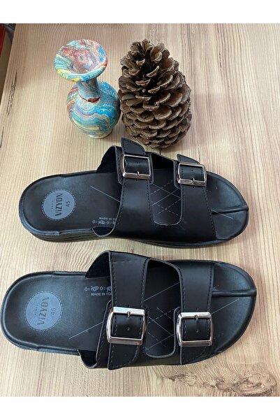 Eylül Spor Büyük Numara Erkek Tokalı Terlik Ev Terliği (45-46-47 Numara Terlik)