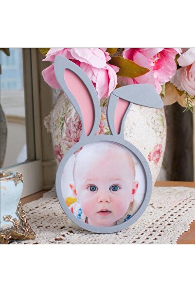 Defne Sepeti Rabbit Patterned Baby and Kids Picture Frame