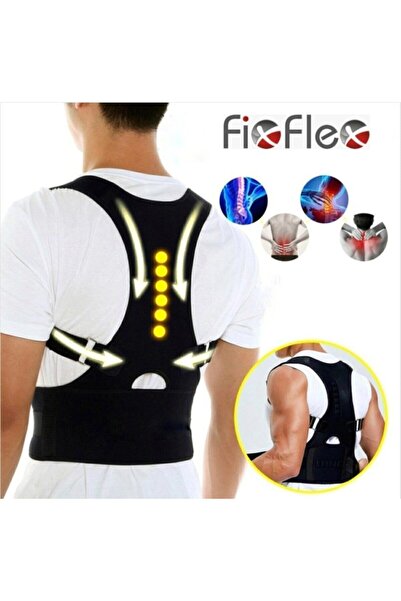 FİXFLEX Mıknatıslı Manyetik Kamburluk Önleyici Kemerli Dik Duruş Korsesi Std Jetsepet