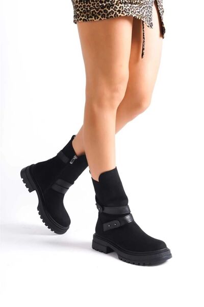 DS AYAKKABI High-Sole Women'S Suede BootS - Taim Brand