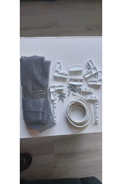 Genel Markalar SİNEKLİK MENTEŞELİ 1 TAKIM İÇİN (150X80 TÜL 3.5 M FİTİL- 4 KÖŞ...