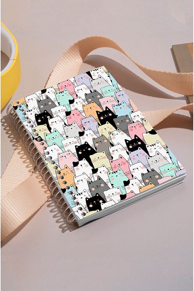 kutuTR 15x21 Vip Modelist Notebook - Wooden MDF Cover, 100 Sheets Checkered, 80gr/m2 K509