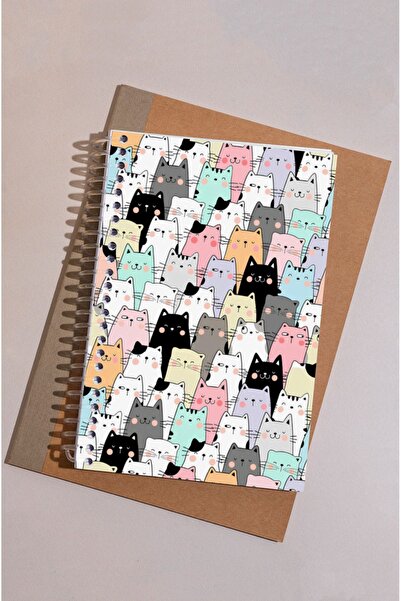 kutuTR 15x21 Vip Modelist Notebook - Wooden MDF Cover, 100 Sheets Checkered, 80gr/m2 K509